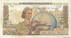 10000 Francs GÉNIE FRANÇAIS FRANCIA  1951 F.50.55 MB