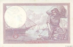5 Francs FEMME CASQUÉE FRANCE  1928 F.03.12 AU+