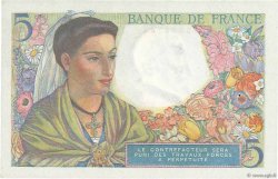 5 Francs BERGER FRANKREICH  1943 F.05.01 fST
