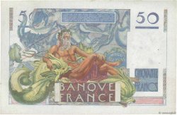 50 Francs LE VERRIER FRANCIA  1951 F.20.17 MBC a EBC