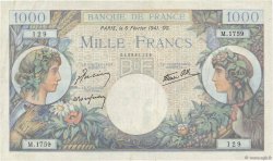 1000 Francs COMMERCE ET INDUSTRIE FRANCIA  1941 F.39.04 MBC