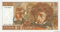 10 Francs BERLIOZ FRANKREICH  1974 F.63.04 fVZ