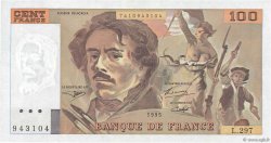100 Francs DELACROIX 442-1 & 442-2 FRANCIA  1995 F.69ter.02c SC