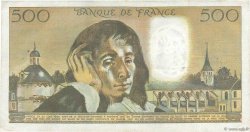 500 Francs PASCAL FRANKREICH  1976 F.71.14 fSS