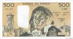 500 Francs PASCAL Fauté FRANCIA  1991 F.71.47 q.SPL