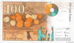 100 Francs CÉZANNE FRANCE  1998 F.74.02 AU