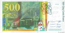 500 Francs PIERRE ET MARIE CURIE FRANKREICH  1994 F.76.01 fST