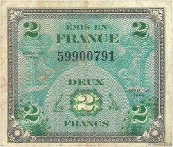 2 Francs DRAPEAU FRANCIA  1944 VF.16.01 BC