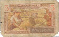 5 Francs TRÉSOR FRANÇAIS FRANKREICH  1947 VF.29.01 SGE