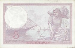 5 Francs FEMME CASQUÉE modifié FRANKREICH  1940 F.04.18 fST
