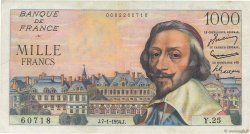 1000 Francs RICHELIEU FRANKREICH  1954 F.42.04 fVZ
