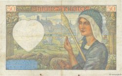 50 Francs JACQUES CŒUR FRANKREICH  1941 F.19.06 S