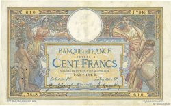 100 Francs LUC OLIVIER MERSON sans LOM FRANCIA  1921 F.23.14