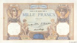1000 Francs CÉRÈS ET MERCURE FRANCE  1930 F.37.05 VF