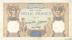 1000 Francs CÉRÈS ET MERCURE FRANKREICH  1931 F.37.06 fSS