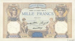 1000 Francs CÉRÈS ET MERCURE FRANCIA  1933 F.37.08 MBC