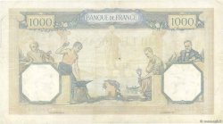 1000 Francs CÉRÈS ET MERCURE type modifié FRANCIA  1937 F.38.05 BC+
