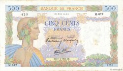 500 Francs LA PAIX FRANCE  1940 F.32.04