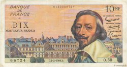 10 Nouveaux Francs RICHELIEU FRANKREICH  1960 F.57.05