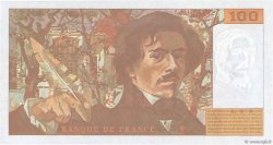 100 Francs DELACROIX 442-1 & 442-2 FRANCE  1995 F.69ter.02c UNC-