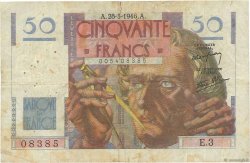 50 Francs LE VERRIER FRANCIA  1946 F.20.02 BC