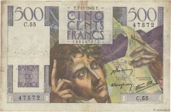 500 Francs CHATEAUBRIAND FRANCIA  1945 F.34.03 B a MB