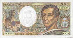 200 Francs MONTESQUIEU FRANCE  1990 F.70.10a VF