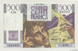 500 Francs CHATEAUBRIAND FRANKREICH  1946 F.34.06 fVZ