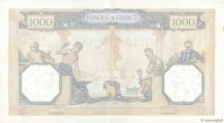 1000 Francs CÉRÈS ET MERCURE type modifié FRANCIA  1939 F.38.34 SPL