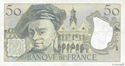 50 Francs QUENTIN DE LA TOUR FRANCIA  1989 F.67.15 BB