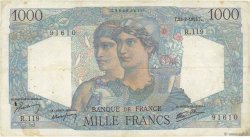 1000 Francs MINERVE ET HERCULE FRANKREICH  1945 F.41.07