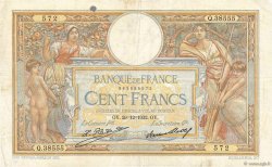 100 Francs LUC OLIVIER MERSON grands cartouches FRANCIA  1932 F.24.11 MB