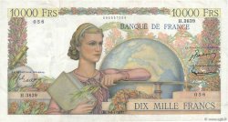 10000 Francs GÉNIE FRANÇAIS FRANCIA  1953 F.50.63 BC