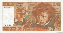 10 Francs BERLIOZ FRANCE  1974 F.63.03 VF