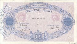 500 Francs BLEU ET ROSE FRANCIA  1920 F.30.24 MBC