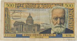 500 Francs VICTOR HUGO FRANKREICH  1955 F.35.05 fS