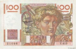 100 Francs JEUNE PAYSAN FRANCIA  1951 F.28.30 BB