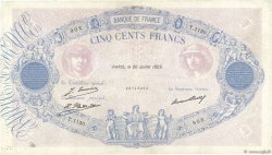 500 Francs BLEU ET ROSE FRANCIA  1929 F.30.32 MB