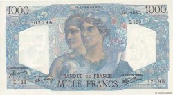 1000 Francs MINERVE ET HERCULE FRANCIA  1945 F.41.08 q.AU