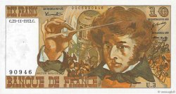 10 Francs BERLIOZ FRANCE  1972 F.63.01 XF+