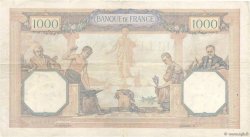 1000 Francs CÉRÈS ET MERCURE FRANKREICH  1927 F.37.01 SS