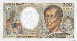 200 Francs MONTESQUIEU FRANCE  1987 F.70.07