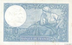 10 Francs MINERVE modifié FRANCIA  1939 F.07.07 MBC+