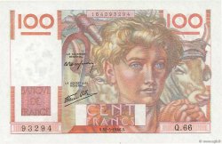 100 Francs JEUNE PAYSAN FRANCIA  1946 F.28.05 FDC