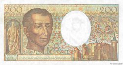 200 Francs MONTESQUIEU FRANCE  1988 F.70.08 XF-