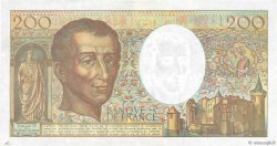 200 Francs MONTESQUIEU FRANCE  1990 F.70.10a VF+