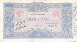 1000 Francs BLEU ET ROSE FRANCIA  1926 F.36.42
