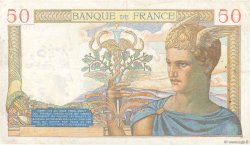 50 Francs CÉRÈS modifié FRANCE  1939 F.18.36 pr.TTB