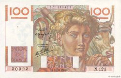 100 Francs JEUNE PAYSAN FRANCIA  1946 F.28.10 q.SPL