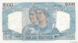 1000 Francs MINERVE ET HERCULE FRANKREICH  1945 F.41.08 fST+